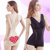 Collection Abdominal bundle waist shaping without wearing bra plastic body clothes conjoined postpartum slimming body underwear back-off style