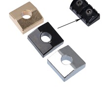 Electric guitar double swing string lock piano pillow iron piece lock string press string metal piece fixed string iron block hexagon screw