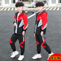 Childrens clothes boy Spring clothing suit 2022 New CUHK Boy Boy Spring Fall Ocean Shuai Sports Han Edition Tide