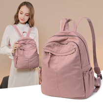 French ITCFASHONK ladies backpack new shoulder bag female college students English style original Japanese retro