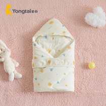 Tongtai autumn and winter baby cotton hug quilt newborn cotton cover quilt male and female babies go out to hold the blanket Newborn quilt