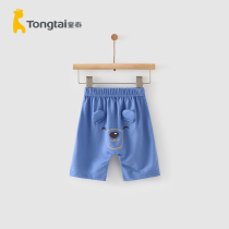 Child Tai Summer May -2 years old baby male and female baby clothes light and thin and breathable damp 7-minute pants