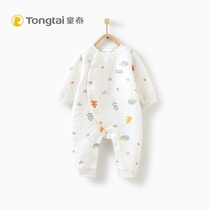 Tong Tai new baby clothes warm one-piece underwear Ha clothes 1-18 months male and female baby jumpsuit climbing suit