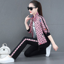 Jordan Noo sports suit womens spring autumn 2021 new reduced age three sets 361 Fashion sweatshirt foreign air casual wear