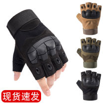 Tactical gloves half finger male military fans outdoor sports gloves autumn and winter riding locomotive fitness non-slip climbing gloves