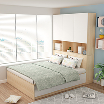 Hong Kong Terrace Bed Customised Tatami Bed Wardrobe Integrated Small Household Type Childrens Bed Full Solid Wood Eco Plate Oil Pressure Bed