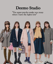 DEEMO STUDIO Collection series windbreaker little woman Spring and Autumn long short temperament casual jacket