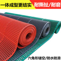 Thickened Bull Fascia Bathroom Anti-slip abrasion resistant kitchen anti-oil rubber mat outdoor hollowed-out waterproof sunscreen full of ground mat