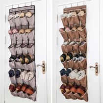 Simple door rear shoe rack Wall wall-mounted door slippers home indoor good-looking storage artifact hanging door shoe rack