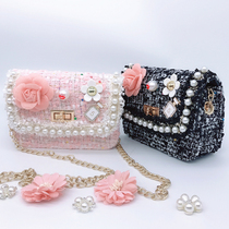Baby Girl Satchel Spring and Autumn Childrens Bags shoulder bag Korean Fashion Princess Small Fragrant Accessories Bags