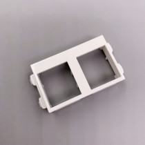 128 amp amp VOIP module bracket double-hole panel ground plug module frame blank mounting bracket