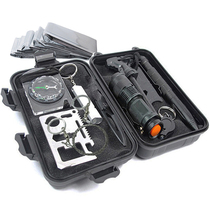SOS first aid box outdoor survival equipment adventure tool portable doomsday multifunctional emergency kit survival box