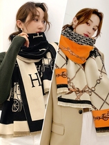 COUVRIR cashmere scarf girl winter female star with the same style net red hot style small shawl with 100 pure cashmere