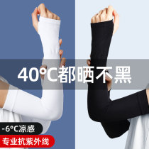  Ice sleeve sunscreen ultraviolet ice silk arm guard Womens arm sleeve Mens arm sleeve summer thin gloves driving sleeves