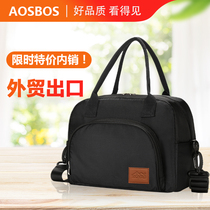 Waterproof and leak-proof thermal insulation bag portable aluminum foil thickened to work with lunch bag lunch box bag large large capacity for men and women