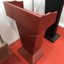 Luxury modern economy Small lecture table Welcome table Etiquette table Reception table Commentary table Metal star hotel lecture table