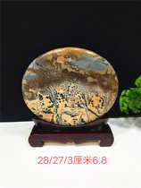  Natural Chinese painting stone Pen holder Ornamental stone Rough stone ornaments Ancient pottery Youlan stone Moore stone Wujiang Stone Faience