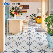 Nordic blue parquet small fresh 300x300 tiles Bathroom anti-slip floor tiles Kitchen wall tiles Balcony tiles
