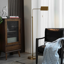  Alley trick) Nordic style black gold fishing lamp Vertical table lamp creative living room art designer decorative lamp