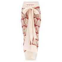 Agua by Agua Bendita Lavanda Genuine Silk Soft Glutinous Yarn Cage 2022 New Spring Summer Lady