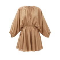 Tax-inclusive Loup Charmant Kitta backless mini dress 2021 new autumn winter ladies