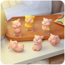 Car decoration supplies Daquan 2021 New ornaments Net red confession balloon raincoat piggy center console car accessories