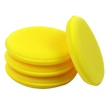 Waxing sponge rub car round car wash waxing maintenance polishing care small round sponge car supplies 6 pack