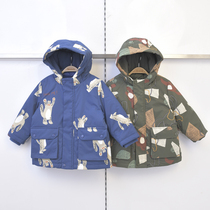 Bara bara 2020 new winter male children detachable liner stormtrooper down jacket 21074201202