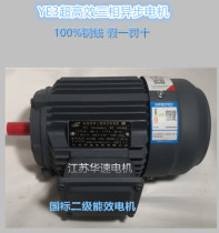YE3 three-phase asynchronous motor Two-level energy efficiency national standard motor Jiangsu Huasu motor all copper wire