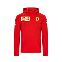 2021 Racing F1-Ferrari Team Tech Fleece Hooded Sweatshirt PM