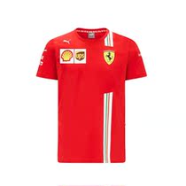 2021 Racing F1-Ferrari Carlos Sainz Team Short Sleeve Shirt PM 
