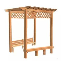 Zhengzhou anticorrosive wood carbonized solid wood slab bridge climbing vine grape frame floor fence flower box pool basin plank road gate building