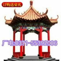 Zhengzhou barrier pine anticorrosive wood carbonized wood ancient pavilion painted corridor corridor gallery outdoor manor door-to-door survey