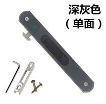  90 type aluminum alloy door and window hook lock old-fashioned shift door lock buckle Balcony sliding door lock buckle with key double-sided