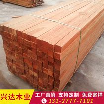 Outdoor anticorrosive wood flooring pineapple wooden floor solid wood board wooden keel Park Plank Road garden landscape