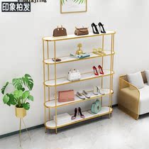 Clothing store shoe rack Multi-layer clothing storage display rack Storage rack Floor-to-ceiling bag rack Shoe store display stand Floor-to-ceiling