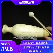 Childrens toy wooden fish Orff percussion instrument wooden fish red professional kindergarten teaching aids fish Clapper