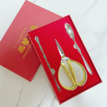 Crab Eight Crab Scissors Crab Tools Three Piece Gift Boxed Hairy Crab Special Stainless Steel Crab Tools