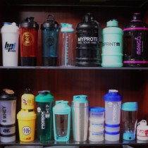 Hydernutland fitness shaking Cup sports portable mixing protein powder shaking Cup double powder box shaking Cup