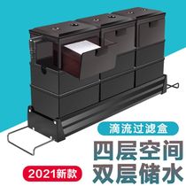 Drawer type filter box upper filter trickle box external upper filter box external filter tank upper filter tank fish tank filter