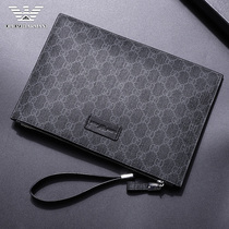 Handbag Mens leather bag Clutch bag Handbag envelope bag Mens bag Mens bag Trendy brand luxury brand wallet