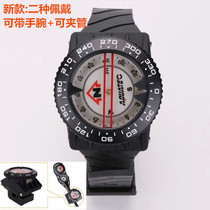 Diving finger North needle hose bracket wristband luminous navigation compass equipped with compass direction meter two kinds of wear