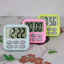 Multifunctional kitchen timer reminder students do questions baking timer big sound large screen timing clock