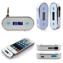 Car radio FM modulator transmitter wireless MP3 player Samsung Apple LG Huawei Xiaomi