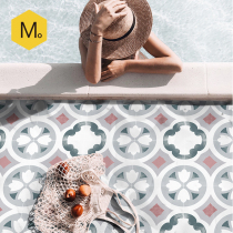 Last home Morandi color retro small tiles balcony porch mosaic piece kitchen bathroom tile