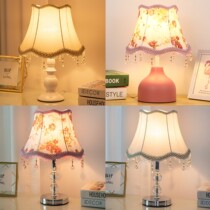 Desk lamp bedroom bedside lamp creative simple modern European living room study warm dimming touch Crystal small table lamp