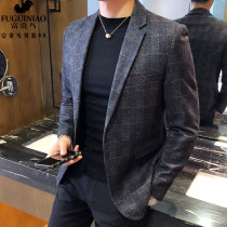 Rich Bird Spring and Autumn new single West jacket British Plaid men casual large size suit jacket mens slim suit jacket mens slim suit