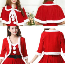 Christmas dress female Christmas shawl Christmas cloak top sleeve cardigan