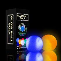 Crestgolf Golf LED super bright luminous ball night LED practice ball 2 color box packaging