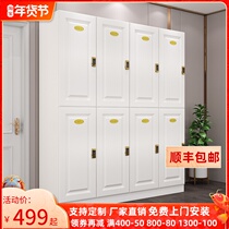 Wooden staff locker gym wardrobe bathroom yoga studio locker beauty salon bag locker with lock cabinet